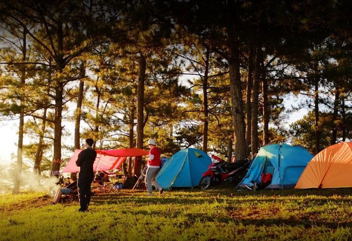 những địa điểm cắm trại đà lạt được yêu thích nhất