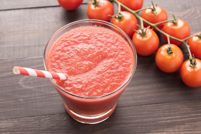 sức khỏe là vàng, mẹo hay, khéo tay, cách làm sinh tố cà chua ngon giải nhiệt mùa hè
