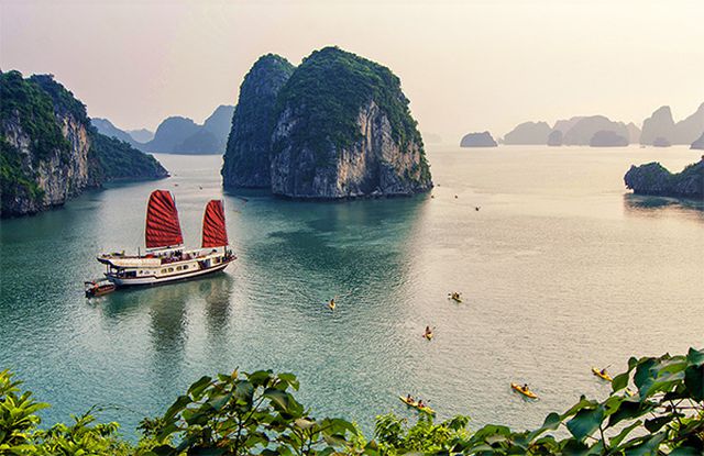 and ha long bay, best destinations in northern vietnam, compass travel vietnam, northern vietnam travel guide, trang an, vietnam tourism, vietnam travel, what to do in northern vietnam, yen tu, top places close to hanoi to celebrate the national day holiday