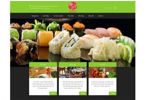 10 công ty thiết kế website ẩm thực nhà hàng chuyên nghiệp tại hà nội