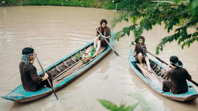 Have fun in the eco-tourism area Phu An Khang Ben Tre