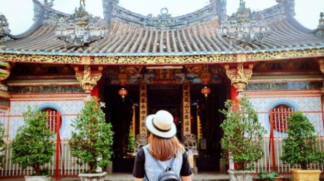 Check in at the ancient and sacred Kien An Cung pagoda