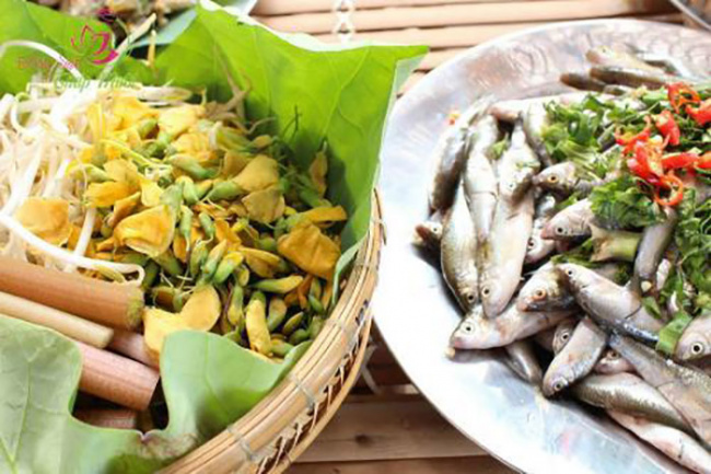 compass travel vietnam, hotels in mekong delta, mekong delta, mekong delta travel guide, mekong delta vietnam tourism, travel to vietnam, western delicacies, what to do in the mekong delta, classic linh cotton fish hotpot – a delicious dish in the western season, causing nostalgia