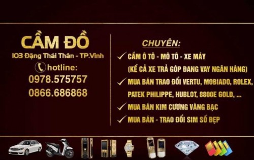 3 dịch vụ cầm đồ uy tín nhất tp. vinh, nghệ an