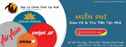 7 phòng vé máy bay uy tín nhất huế