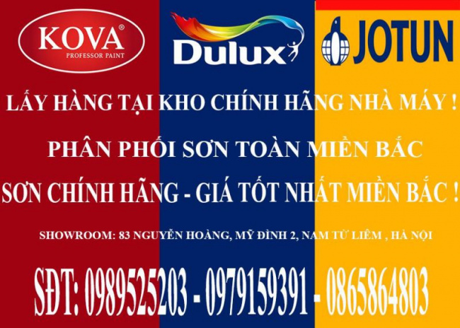 10 công ty, đại lý cung cấp sơn uy tín tại hà nội