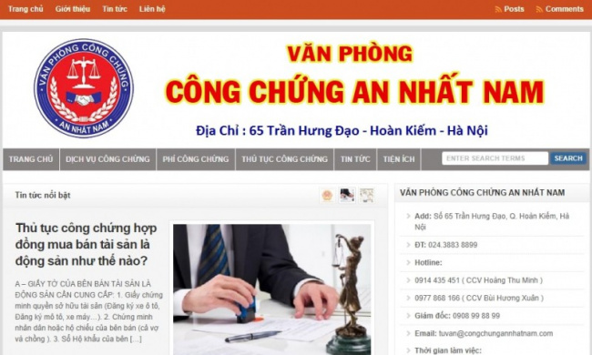 10 dịch vụ công chứng tốt nhất ở Hà Nội