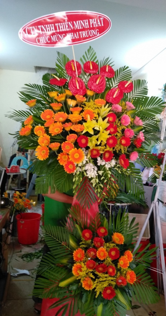 6 địa chỉ cung cấp kệ hoa, hoa khai trương đẹp nhất tại Tp. HCM
