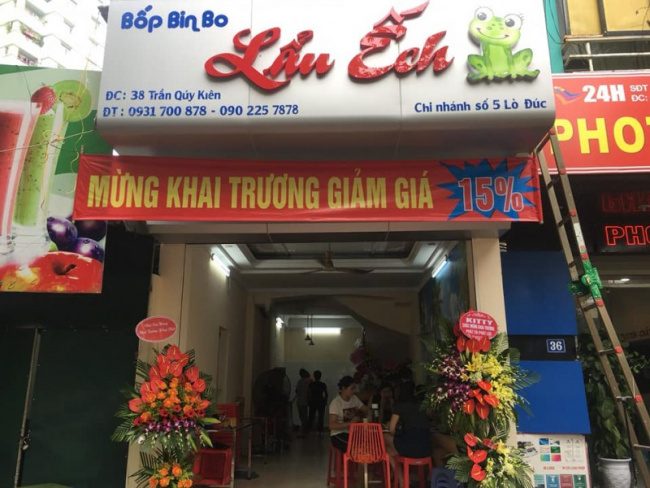 9 Quán lẩu ếch ngon khu vực Quận Cầu Giấy, Hà Nội