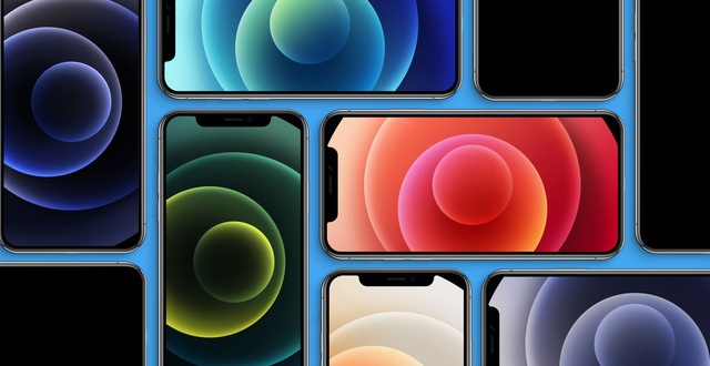 Tải ngay trọn bộ hình nền đầy màu sắc của loạt iPhone 12 mới ra mắt