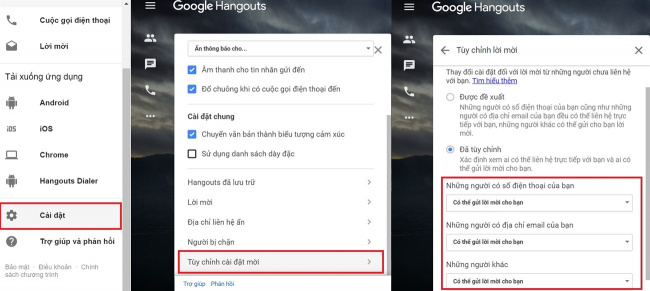 7 tùy chỉnh hữu ích trên google hangouts giúp bạn sử dụng hiệu quả hơn