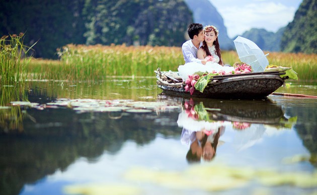 10 địa diểm chụp ảnh cưới đẹp và lãng mạn nhất tại ninh bình