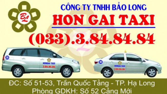 10 hãng taxi nổi tiếng nhất quảng ninh