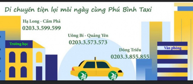 10 hãng taxi nổi tiếng nhất quảng ninh