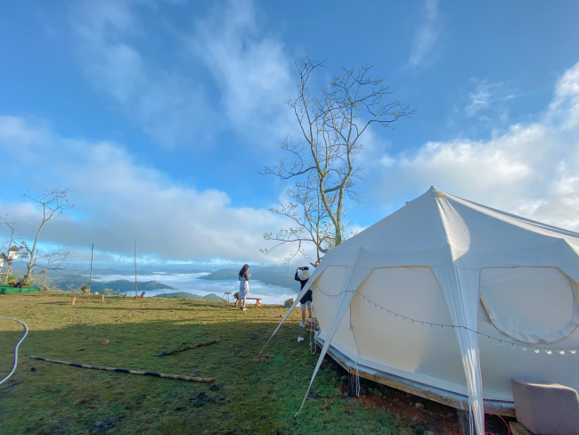 trải nghiệm tour cắm trại săn mây đà lạt cực chill, trải nghiệm tour cắm trại săn mây cầu đất đà lạt cực chill