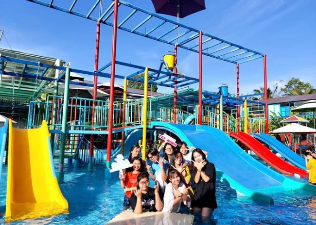 famous tay ninh tourist destination, sala tay ninh, sala&039;s amusement park, tay ninh tourism, ‘rooftop ball’ at sala tay ninh amusement park is super fun, super cool