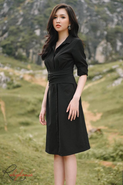 Váy đầm họa tiết đẹp gam màu đen trắng trang nhã - Thời trang - Việt Giải  Trí