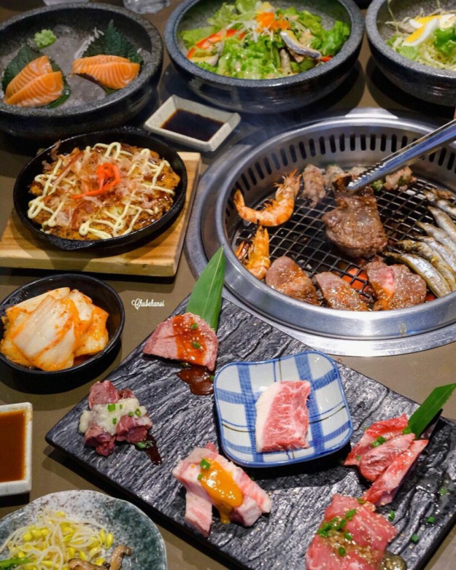 ăn ngon hà nội, review sumo hoàng quốc việt – quán nướng nhật nổi tiếng