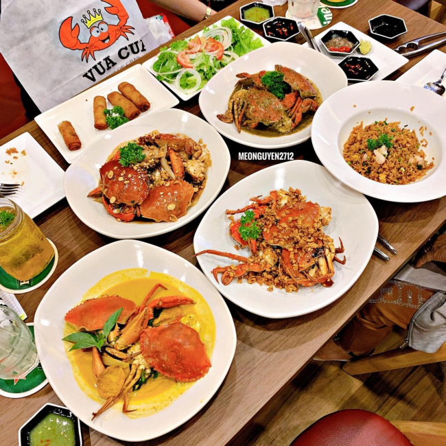 ăn chơi sài gòn, nhà hàng vua cua – địa điểm nạp ‘vitamin sea’ siêu ngon, siêu hấp dẫn