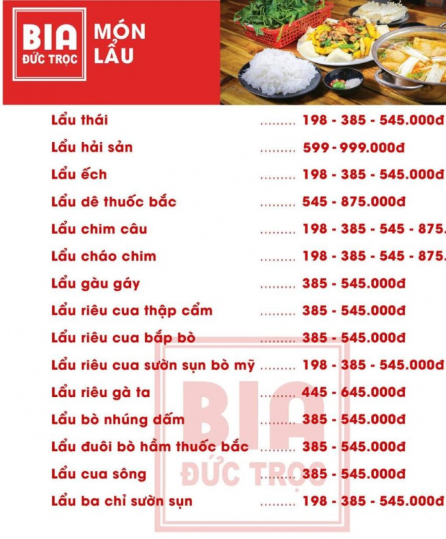 ăn chơi hà nội, lên kèo “oanh tạc” ngày mưa tại lẩu đức trọc dịch vọng hậu ngay hôm nay