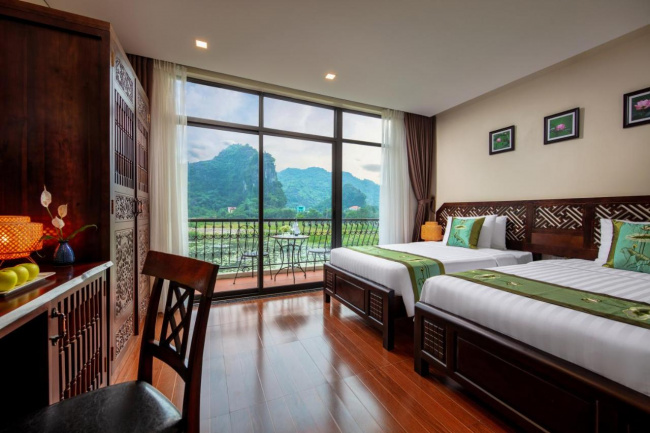 lưu trú ở ninh bình, 12 resort ninh bình view đẹp, gần điểm tham quan, giá hợp lý