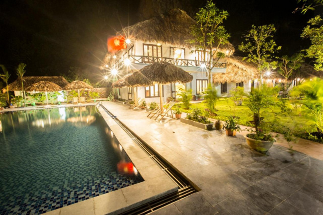 lưu trú ở ninh bình, 12 resort ninh bình view đẹp, gần điểm tham quan, giá hợp lý