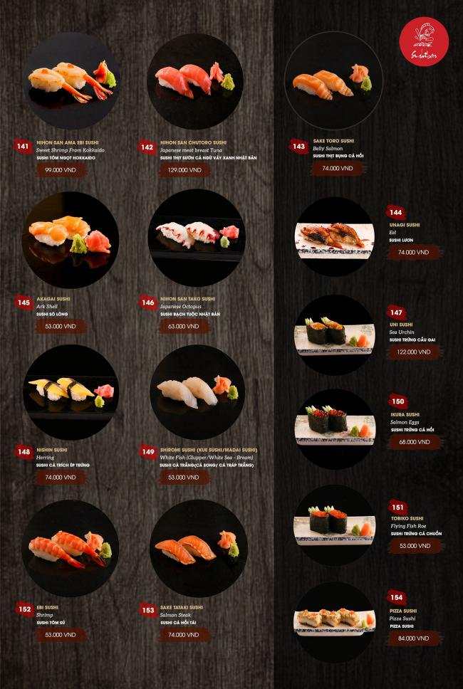 ăn chơi hà nội, review sushi bar kim mã kèm menu và bảng giá mới nhất