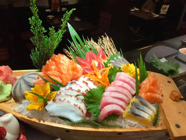 ăn chơi hà nội, review sushi bar kim mã kèm menu và bảng giá mới nhất