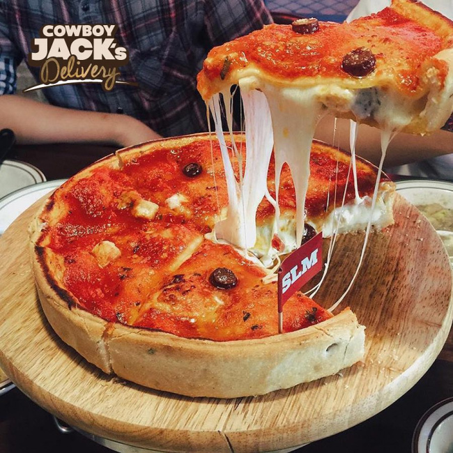 ăn chơi hà nội, review tất tần tật về nhà hàng cowboy jack pizza hà nội: không gian, menu, giá cả…