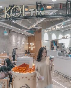 Trà sữa KOI Hà Nội: thương hiệu nức tiếng tại thủ đô 