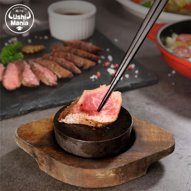 ăn chơi sài gòn, review ushi mania – japanese aging beef & bar – nhà hàng bò nướng đá phong cách nhật bản