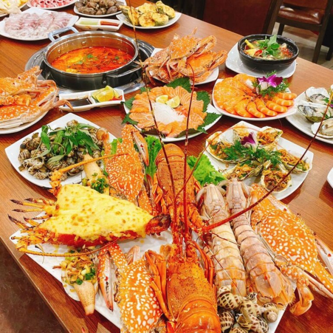 ăn chơi hà nội, bảng giá buffet poseidon và review buffet hải sản poseidon chi tiết