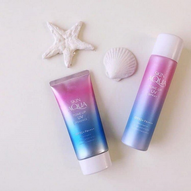 blog, [review] kem chống nắng sunplay cho da dầu mụn: review skin aqua màu xanh, hồng