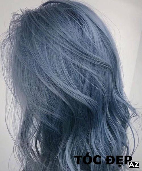 kiểu tóc, muốn nhuộm tóc xanh khói lung linh cứ chọn ngay những tông màu này