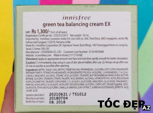 blog, [review] kem dưỡng da innisfree green tea balancing cream: review công dụng, giá bán