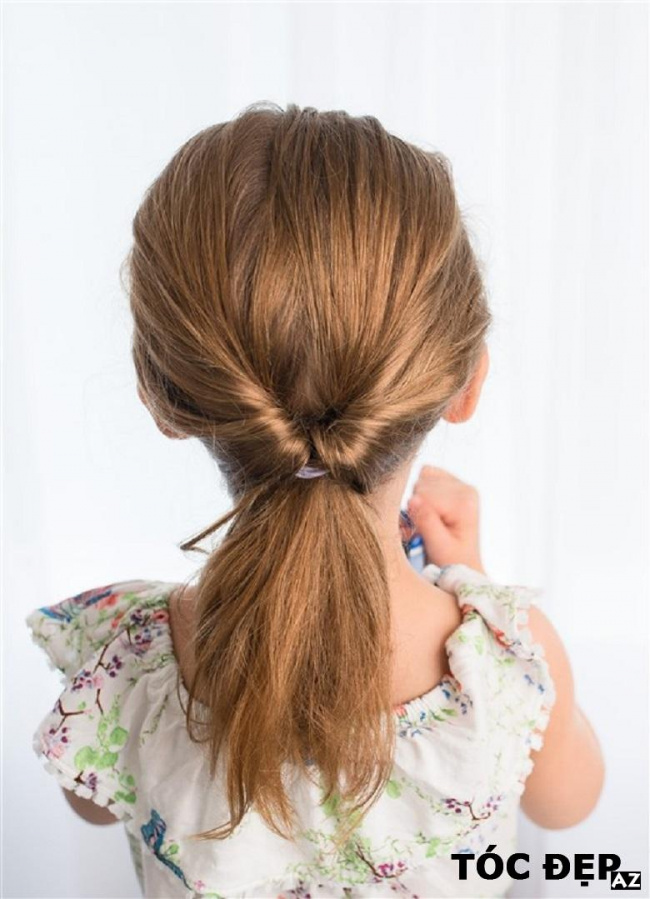 kiểu tóc, top 5 các kiểu tóc đơn giản cho bé gái cực yêu và dễ làm