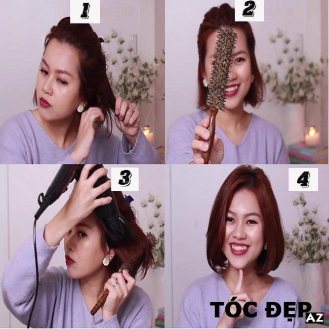 kiểu tóc, [review] 10 cách chăm sóc tóc ngắn uốn cụp đẹp chuẩn salon