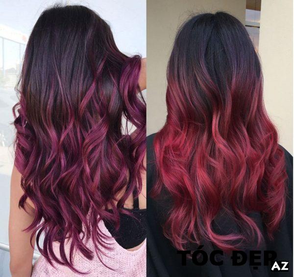 kiểu tóc, [review] tóc màu đỏ tím: mẹo chọn 10 màu đẹp cho mọi loại da, giữ màu tóc lâu phai