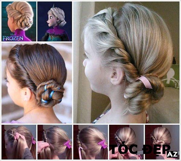 kiểu tóc, [review] tết tóc cho bé gái nhiều kiểu đơn giản xinh lung linh như nàng công chúa