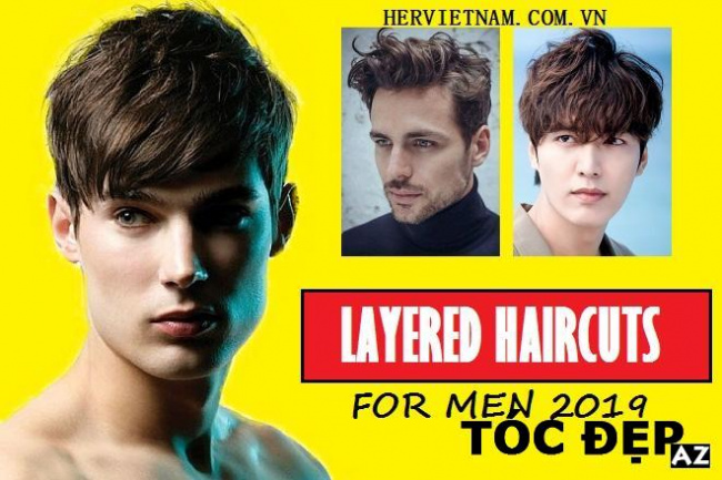 [Review] Tóc layer nam: 40 kiểu tỉa tầng tóc dài, ngắn uốn xoăn đẹp nhất 2019