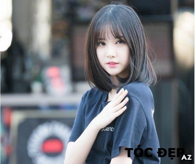 kiểu tóc, [review] tóc duỗi cúp mái thưa dài, ngắn đa dạng đẹp nhẹ nhàng tinh tế