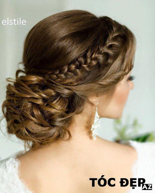 kiểu tóc, [review] hướng dẫn 8 kiểu tết tóc cô dâu đơn giản dễ làm