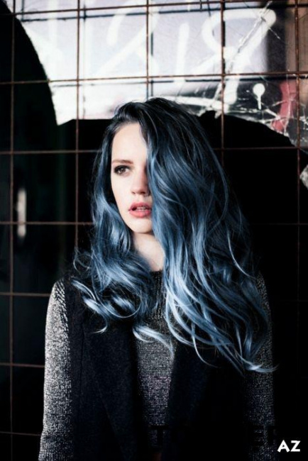 kiểu tóc, [review] hè là phải rực rỡ với nhuộm tóc màu xanh dương “hot trend” năm 2019