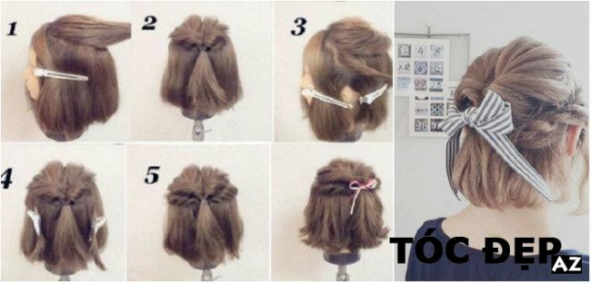 7 kiểu tết tóc ngắn dễ làm khuôn mặt bạn đẹp lên gấp bội