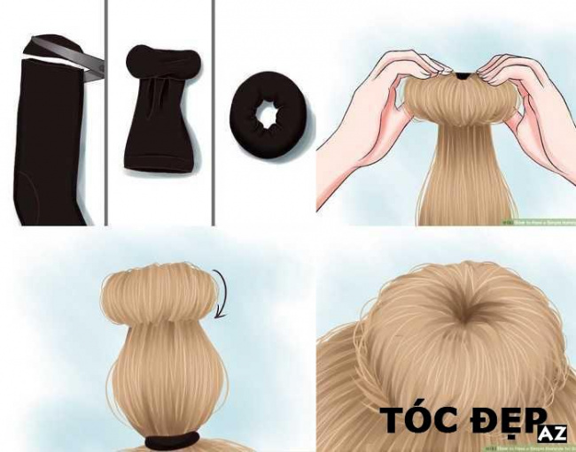 kiểu tóc, búi tóc dễ dàng hơn với 4 loại dụng cụ búi tóc sau