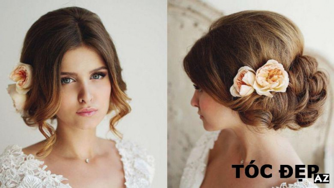 Tổng hợp các kiểu tóc cô dâu giúp bạn gái đẹp lung linh trong ngày cưới