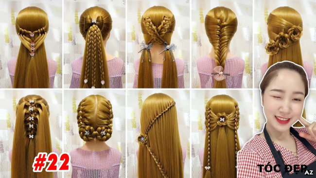 blog, 28 cách tết tóc đơn giản tuyệt đẹp đi học đi chơi | easy french roll hairstyle step by step #22