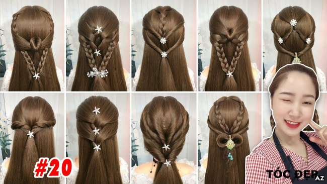 blog, 28 cách tết tóc đơn giản tuyệt đẹp đi học đi chơi | các kiểu tóc đẹp cho bạn gái | new hairstyle #20