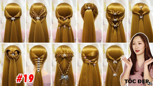 blog, 28 cách tết tóc đơn giản tuyệt đẹp đi học đi chơi | các kiểu tóc đẹp cho bạn gái | new hairstyle #19