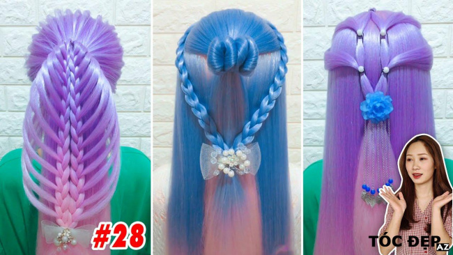 blog, 26 cách tết tóc đơn giản tuyệt đẹp | easy braid hairstyle tutorial | hairstyle transformations #28